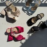 صندل پاشنه ستین